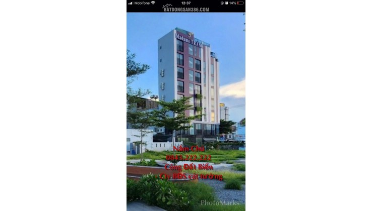 BÁN TÒA CĂN HỘ 2 MẶT TIỀN ĐƯỜNG NGÔ QUYỀN – ĐỐI DIỆN CẦU RỒNG, ĐÀ NẴNG, 93M2, GIÁ 70 TỶ, SỔ ĐỎ, TIỆN ÍCH ĐẦY ĐỦ!